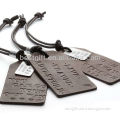 personal embossed leather unique luggage tags